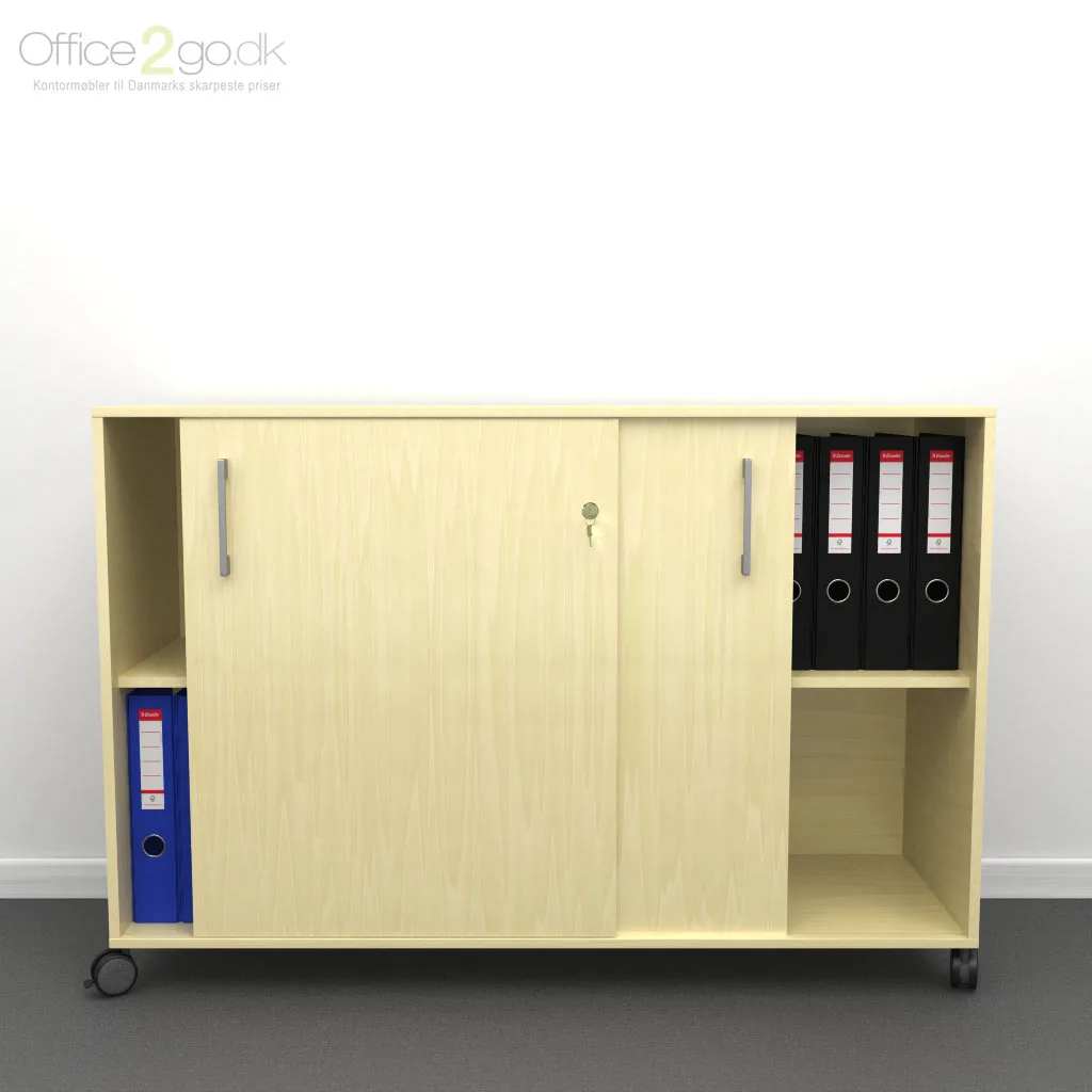 Choice 2x2 rum skydedørsskab - 120 cm bred - Billede 9