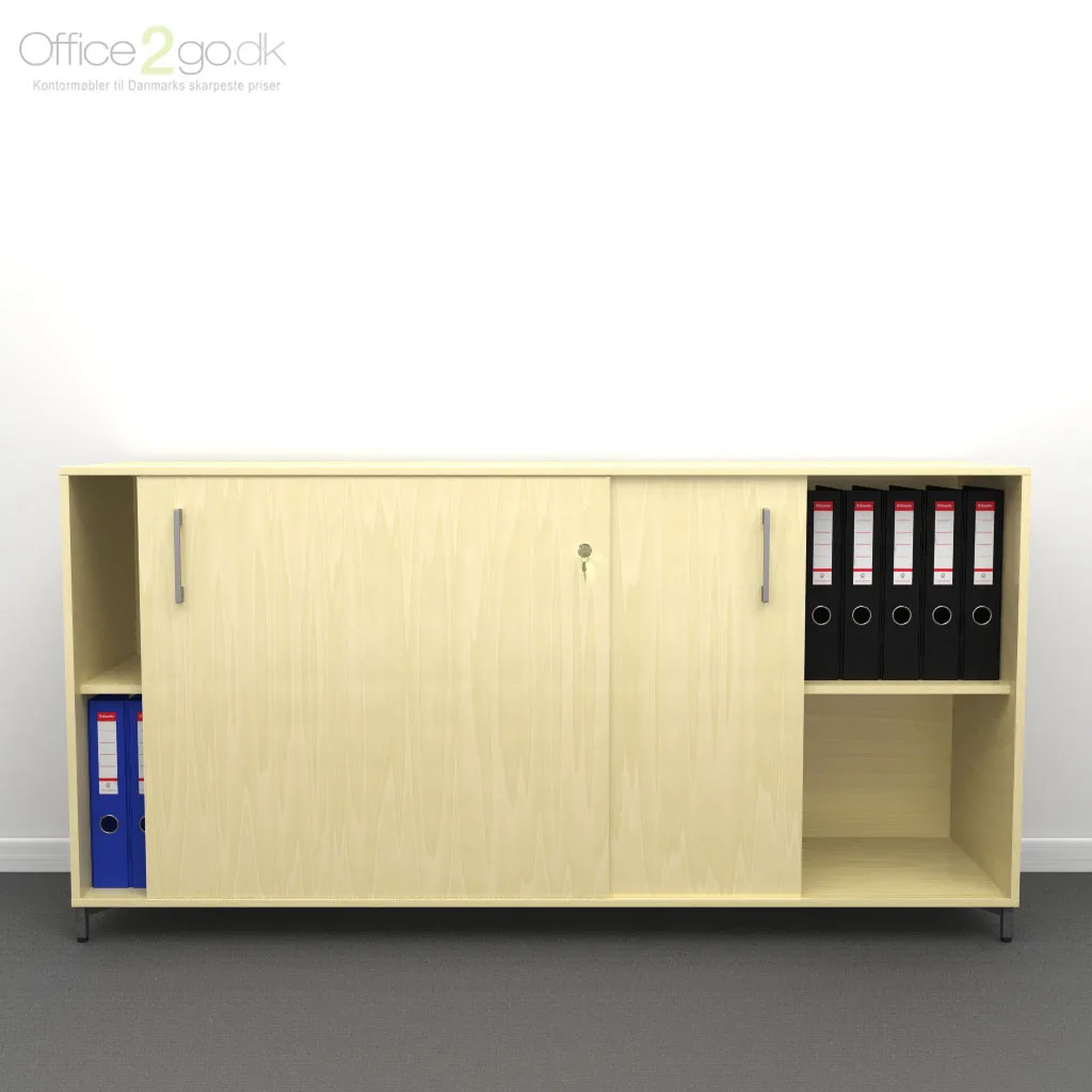 Choice 2x2 rum skydedørsskab - 160 cm bred - Billede 4
