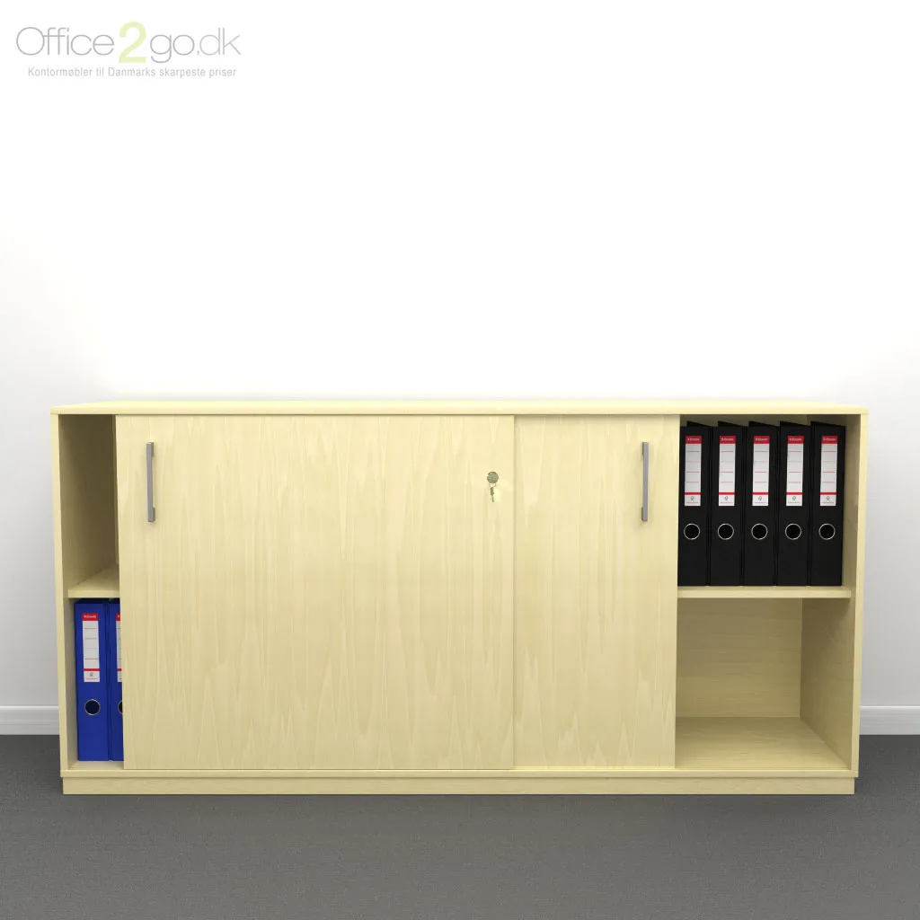 Choice 2x2 rum skydedørsskab - 160 cm bred - Billede 2