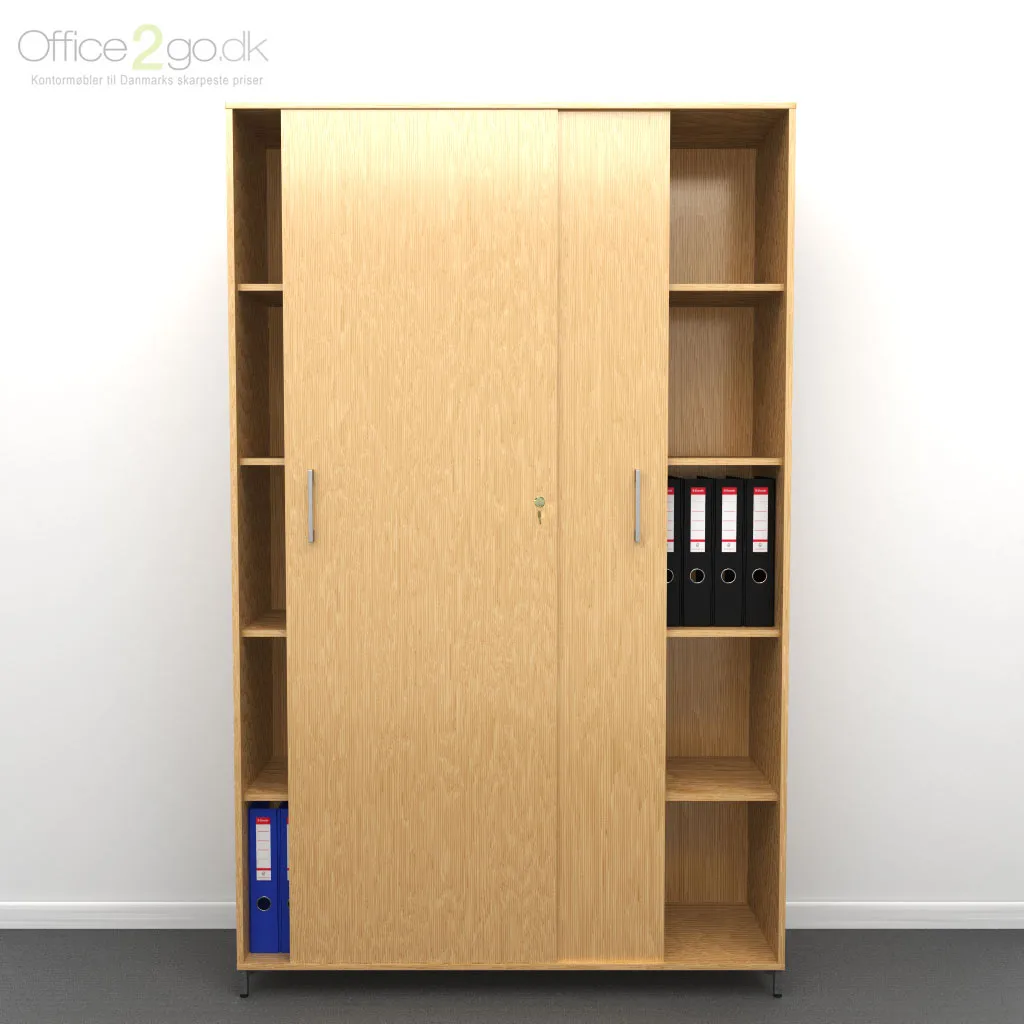 Choice 2x5 rum skydedørsskab - 120 cm bred - Billede 13