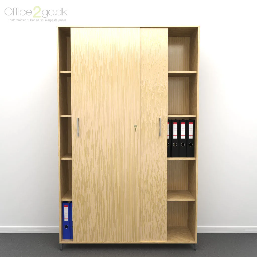 Choice 2x5 rum skydedørsskab - 120 cm bred - Billede 5