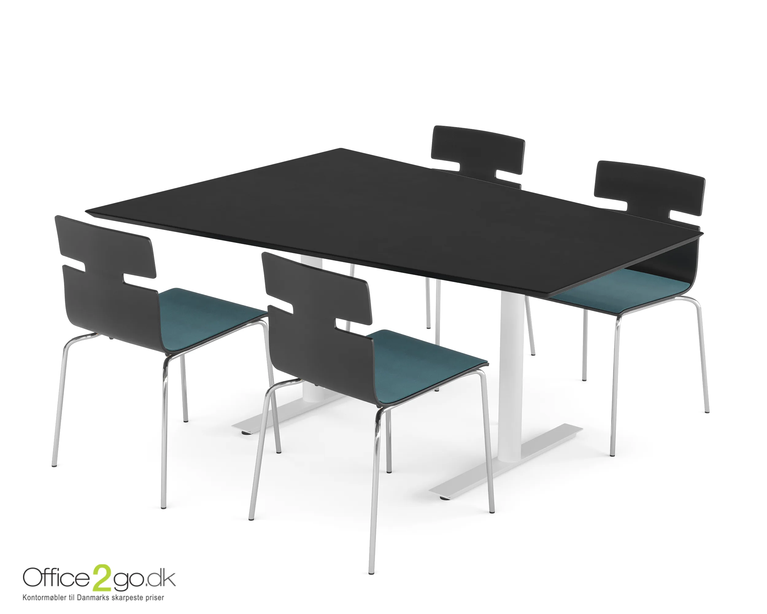 Inline Media mødebord - 4 personer - 160 cm. - Billede 14